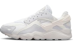Nike Men's Air Huarache Runner Sneaker, Summit White Metallic Silver White, 11 UK
