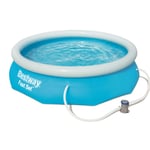 Bestway Clear Fast Set Pool Above Ground - Blue, 305 x 76 cm