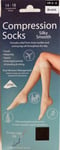 Pretty Legs One Size Silky Smooth Knee High Compression Socks Factor 14-18