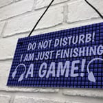 FUNNY Do Not Disturb Gaming Sign For Boys Bedroom Man Cave Dad Son Gift