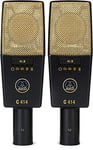 AKG C414-XLII Stereo Set of 2 Condenser Microphones for Wide Studio