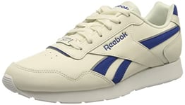 Reebok Men's Reebok Royal Glide Sneakers, Chalk Pure Grey 4 Vector Blue, 5.5 UK