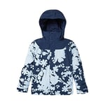 Burton Girl's Elodie Snowboard Jacket, Dress Blue/Ballad Blue Camellia, 128 UK