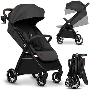 Poussette Compacte Et Pliable Pour Bébé De 6 Mois à 4 Ans - Dossier Réglable, Jusqu'à 10 Kg - Noir