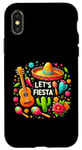 Coque pour iPhone X/XS 5 de Mayo Guitare mexicaine Cactus Sombrero Maracas lets Fiesta