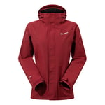 Berghaus Women's Hillwalker Interactive Gore-Tex Waterproof Shell Jacket, Breathable, Durable Coat, Dark Red, 16