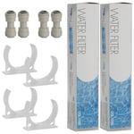2 x Genuine Daewoo Fridge Freezer Water Filter Cartridge Kit Bosch Neff Siemens 