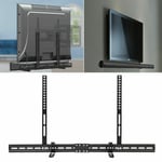 Universal Adjustable Soundbar Bracket Non-Slip Base Holder Mounting Top/Bottom