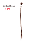 1 Pc 20 " Dreadlocks Extensions Hair Extension Crochet Braide Coffe Brown(1 Pc)