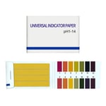 Lakmuspapir for pH-test (1-14) 80 teststrimler Flerfarget