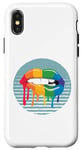 Coque pour iPhone X/XS Lèvres lesbiennes s'embrassant drapeau arc-en-ciel Gay Pride