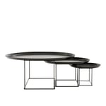 B&B Italia - Fat-Fat Outdoor Round Small Table OTF42, Anthracite Painted - Småbord & Sidobord utomhus