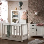 Obaby Stamford Mini 3 Piece Nursery Room Set, White White