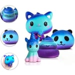 Jumbo Squishies Slow Rising Toys Galaxy Starry Packs Squeeze Toys