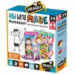 Headu Montessori - How We're Made Human Body Matching Game For Kids
