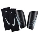 Nike Benskydd Mercurial Lite - Svart/vit, storlek X-Small/130-140cm