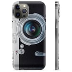 MTP Products iPhone 12 Pro Max TPU-deksel - Retro Kamera