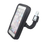 Lxhff Universal WaterProof Motorcycle Mount Case Motorbike Stand Phone Holder Rear View Mirror Mount for iPhone for Smartphone Size : L(4.7" 5.2")