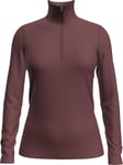 Icebreaker Women's 260 Tech Longsleeve Half Zip Port, L