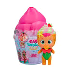 CRY BABIES MAGIC TEARS Icy World Frozen Frutti | Surprise collectible Doll that Smells like Fruit, Cries and makes Snow - Gift toy for kids +3 Years