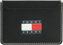 Tommy Jeans Portefeuille Homme Heritage Petit, Noir (Black), Taille Unique