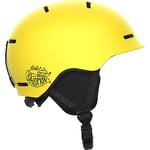 Salomon Orka Kids Helmet Ski Snowboarding, Easy to adjust fit, Lightweight, Yellow, KS 4953