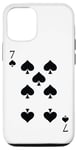 iPhone 15 Pro Seven of Spades - Funny Easy Halloween Costumes Front & Back Case