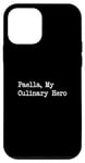 Coque pour iPhone 12 mini Paella My Culinary Hero Paella Funny Minimalist Typewriting