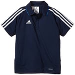 adidas T12 Clima Cool Polo enfant Collegiate Navy FR : 14 ans (Taille Fabricant : 164)