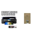 Epson Expression Photo XP-970 Print/Scan/Copy Wi-Fi Printer, Black with Additional Ink Multipack