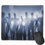 Dreamland Alien Horror Kidnapping Mouse Pad with Stitched Edge Computer Mouse Pad with Non-Slip Rubber Base for Computers Laptop PC Gmaing Work Mouse Pad