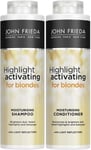 John Frieda Sheer Blonde Highlight Activating Moisturising Shampoo and Moisturi