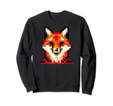 Pixel Art 8-Bit Fox Sweatshirt