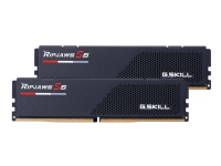 G.Skill Ripjaws S5 - DDR5 - sats - 96 GB: 2 x 48 GB - DIMM 288-pin låg - 6400 MHz / PC5-51200 - CL32 - 1.35 V - ej buffrad - on-die ECC - mattsvart