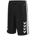 Hummel Basket Shorts Hmlcore Xk - Svart/vit, storlek Large