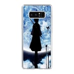 X-Art Transparent Case Cover for Samsung Galaxy Note 8, Bleach-Ichigo 5 Fundas Slim Silicone Liquid Non-Slip Back Cover