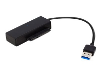 MicroConnect - SATA-adapter - Serial ATA 150/300/600 - SATA-kombination (hane) till USB typ A (hane) - svart