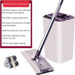 Home Flat Mop Bucket Wash And Dry All Floor Cleaning System With Mop Head Pads Flat Mop Bucket Set Dry Mopping System Bucket Cleaning System For household cleaning