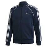 Adidas Originals Men's Superstar Jacket Track Top Navy Retro Vintage Trefoil