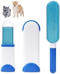 smzzz Home Furniture Pet Hair Remover Lint Brush Dog Fur Remover with Self-Cleaning Base - Efficient Cat Fur Removal Tool with Double Sides for Pet Hair Clothes and Furniture