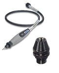 Dremel 225 Flex-Shaft - Multi-Purpose Flexible Shaft Extension for Dremel Rotary Multitools + Dremel 4486 Multi Chuck (0.8-3.2 mm) Rotary Tool Accessory for Changing Accessories