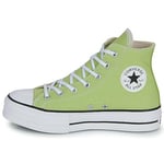 CONVERSE Femme Chuck Taylor All Star Lift Platform Seasonal Color Sneaker, Vitality Green White Black, 39.5 EU