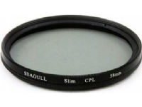 Seagull polarisationsfilter Cpl Slim 58mm för kamera/videokamera