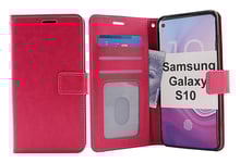 Crazy Horse Wallet Samsung Galaxy S10 (G973F) (Hotpink)