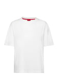 Shuffle_T-Shirt Tops T-shirts & Tops Short-sleeved White HUGO