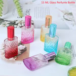 15ml Glass Perfume Bottle Refilable Empty Travel Spray Co Red