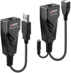 Lindy 42674, USB 2.0 förlängning via Ethernet Cat5e/Cat6, 100m, 480Mb/s
