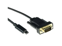 Act Usb Type C To Vga Conversion Cable, 2 Meter Usb3.1 Cm - Vga M 1080P60 2M (Sb0032)