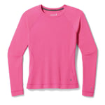 Smartwool Womens Cl Thermal Merino Base Layer Crew (Rosa (POWER PINK) Small)