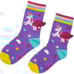 Coppenrath Strumpor med vingar - Unicorn paradise, en storlek (storlek 27-30)